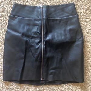 Express Faux Leather Skirt